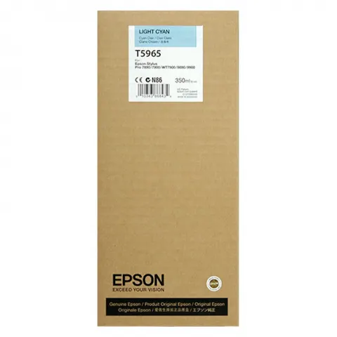 Tusz EPSON T5965 LC – jasny błękitny (350 ml)