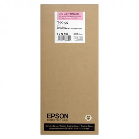 Tusz EPSON T5966 LM – jasny purpurowy (350 ml)