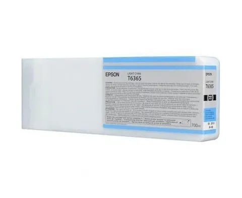 Tusz EPSON T6365 LC – jasny błękitny (700 ml)