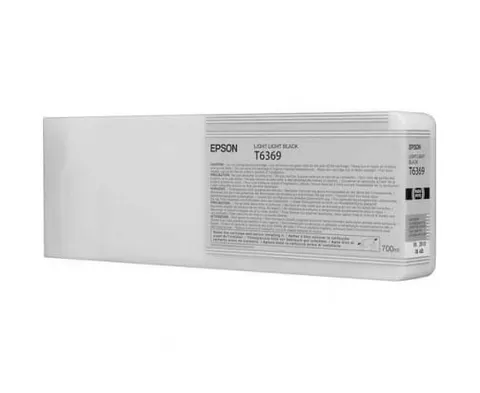 Tusz EPSON T6369 LLK – jasny czarny (700 ml)