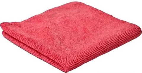 Ścierka mikrofibra 40x40 240g czerwona