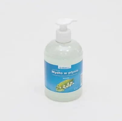 Mydło antybakteryjne białe 0,5L z pompką