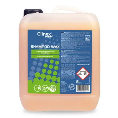 CLINEX Expert+ SHAMPOO WAX 5L Szampon samochodowy z woskiem