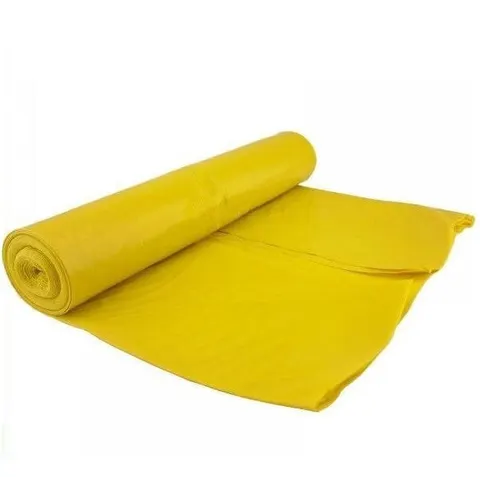 Worki na śmieci grube 120L LDPE żółte 25szt