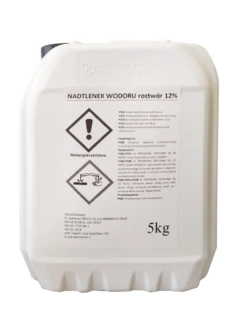 Nadtlenek wodoru 12% woda utleniona 5Kg