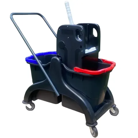 Wózek dwuwiaderkowy 2x25L ABS z prasą