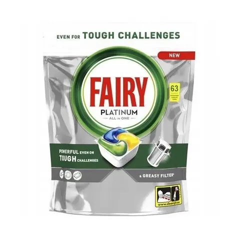 FAIRY Platinum kapsułki do zmywarki 63szt