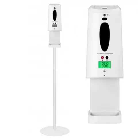 Stacja do dezynfekcji rąk SENSO 1300 ml z pomiarem temperatury