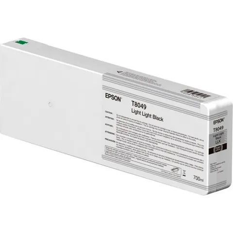 Tusz EPSON T8049 LLK – jasny czarny (700 ml)