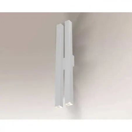 Shilo Lampa Kinkiet Wodoszczelna Doha IP44 Biała 7751