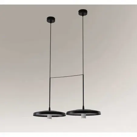 Shilo Lampa Wisząca NABARI 3000K IP20 Czarna 7864