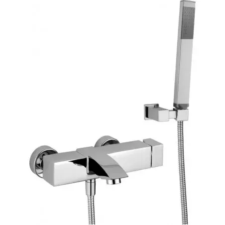Paffoni Level Bateria wannowa ścienna Chrom