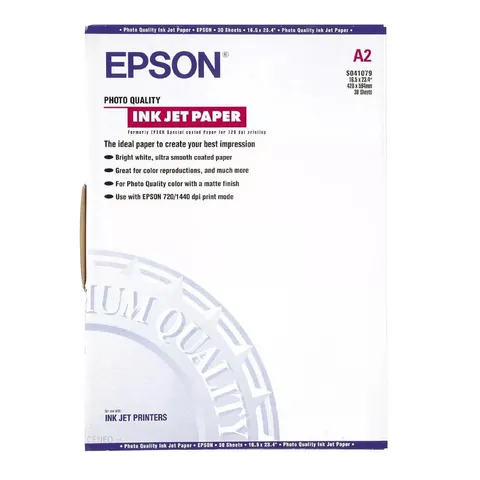 Papier EPSON Photo Quality Ink Jet Paper 102 g/m2 - A2, 30 arkuszy