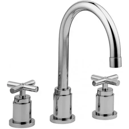 Paffoni Quattro Bateria umywalkowa 3-otworowa Chrom