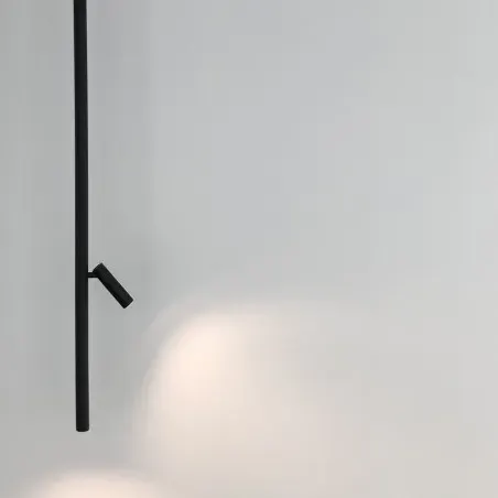 Zaho Lampa natynkowa Bero SD szeroki kąt 55st. 3000K 176 cm czarna