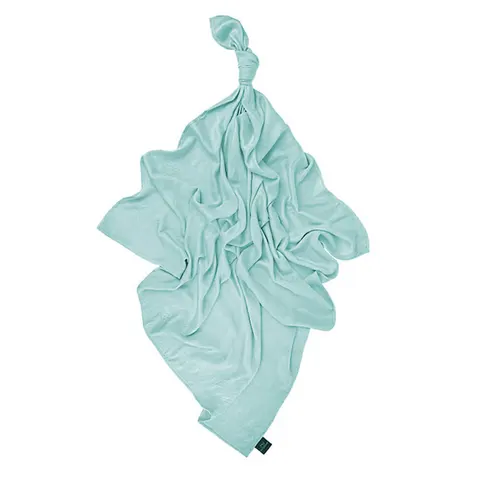 Bocioland pieluszka bambusowa 75x75 cm chmurki aqua