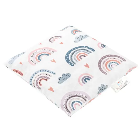 Bocioland termofor z pestek wiśni 20x20cm tęcza
