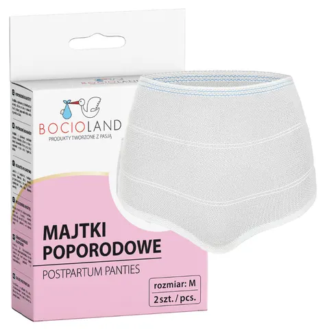 Bocioland majtki poporodowe wielorazowe m 2 sztuki