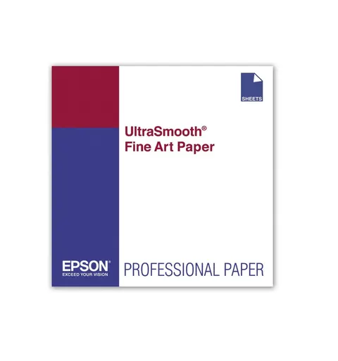 Papier EPSON Ultrasmooth Fine Art Paper 325 g/m2 - A2, 25 arkuszy