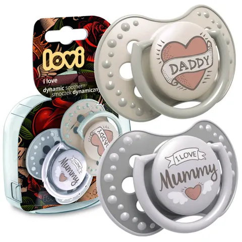 Lovi smoczek uspokajający mummy + daddy oryginalne opakowanie