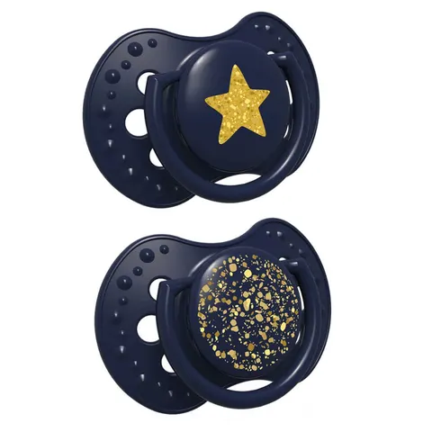 Lovi smoczek uspokajający stardust blue 2 sztuki
