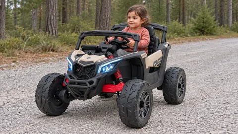 Mini buggy can-am maverick dk-ca003 khaki rs 24v 4x200w powiększony akumulator