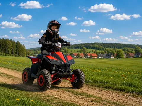 Quad dla dzieci spalinowy highper atv11 czerwony 49cc manual start