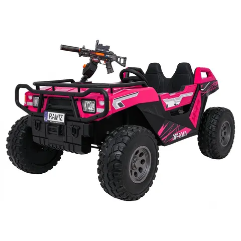 Pojazd buggy prospector 4x4 strong różowy