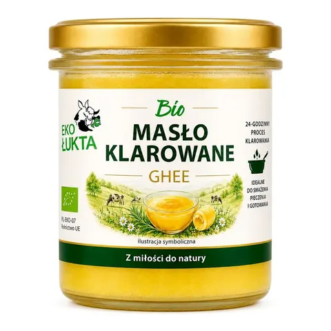 MASŁO KLAROWANE GHEE BIO 240 g - EKO ŁUKTA