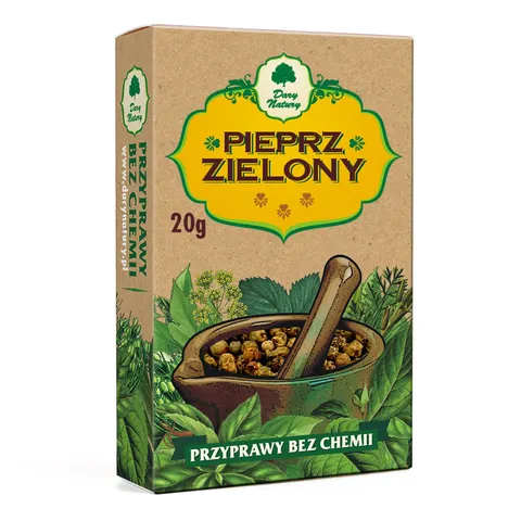 Pieprz Zielony 20g - Dary Natury