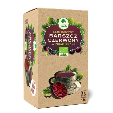 HERBATKA BARSZCZ CZERWONY EKO 15 x 5 g - DARY NATURY