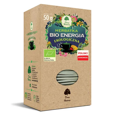 HERBATKA BIO-ENERGIA EKO 25 x 2 g - DARY NATURY