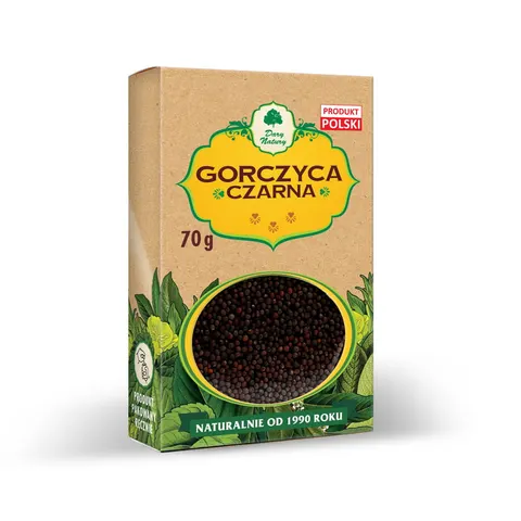 Gorczyca czarna 70g DARY NATURY