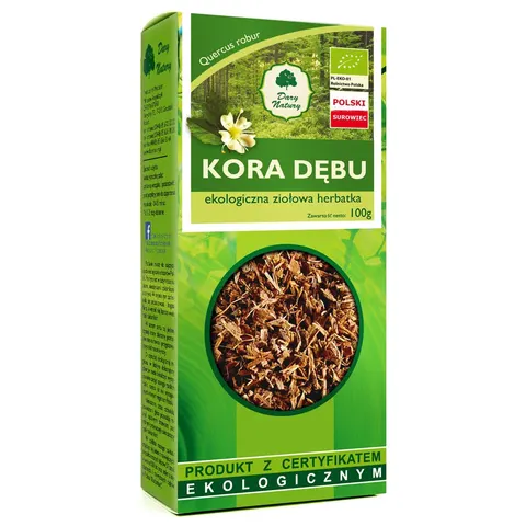 Dąb kora 100 g BIO Dary Natury.