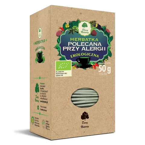 HERBATA POL.PRZY ALERGII EKO FIX 2GX25 DARY NATURY