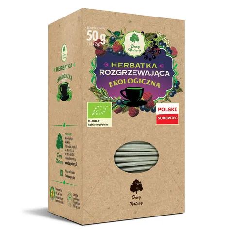 Herbatka Rozgrzewająca BIO 50g - Dary Natury
