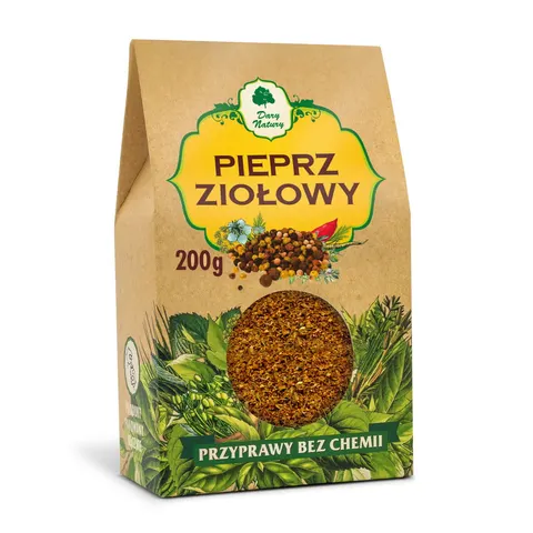 Pieprz ziołowy 200 g Dary Natury