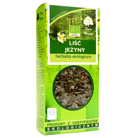 JEŻYNA LIŚĆ EKO 25 g - DARY NATURY