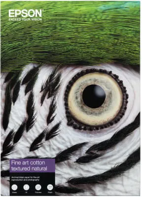 Papier EPSON Fine Art Cotton Textured Natural 300 g/m2 - A4, 25 arkuszy