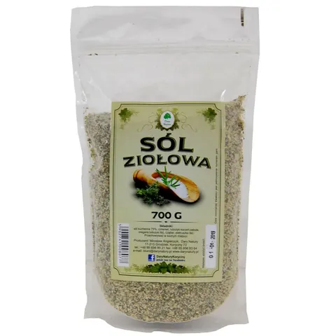 SÓL ZIOŁOWA 700 g - DARY NATURY