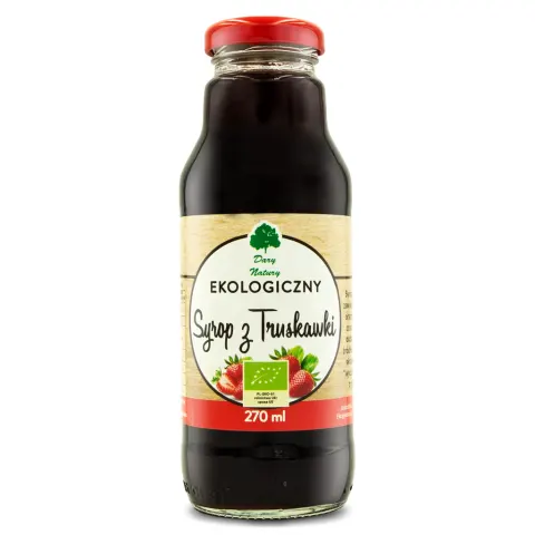 SYROP Z TRUSKAWKI EKO 270ML DARY NATURY