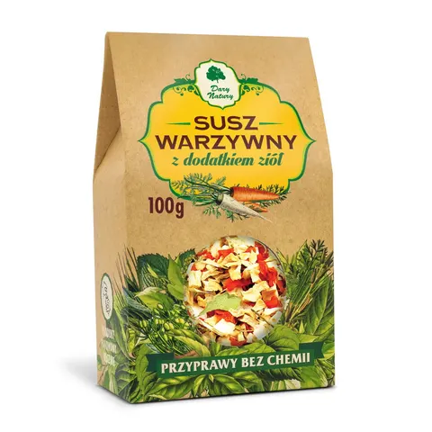 Susz Warzywny z Dodatkiem Ziół 100g - Dary Natury