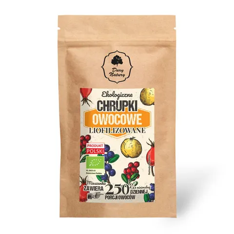 Chrupki owocowe liofilizowane EKO 40 g