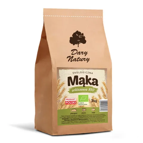 Mąka orkiszowa typ 850 EKO 3 kg
