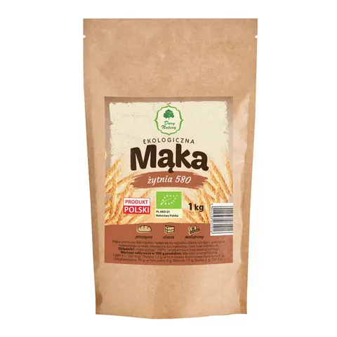 Mąka żytnia typ 580 EKO 1 kg