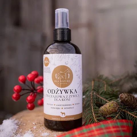 Odżywka dwufazowa z żywicą dla koni 300 ml
