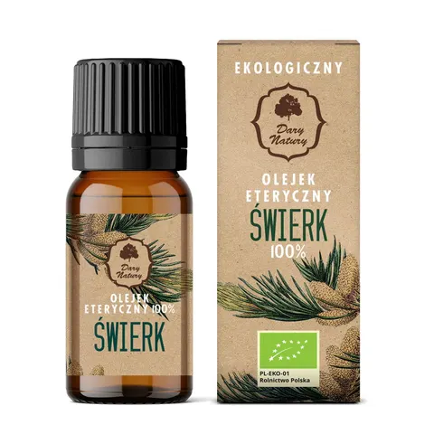 Olejek eteryczny ŚWIERK 100% EKO 10 ml