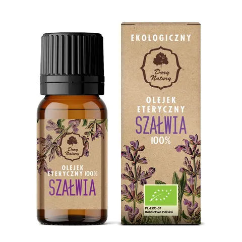 Olejek eteryczny SZAŁWIA 100% EKO 10 ml