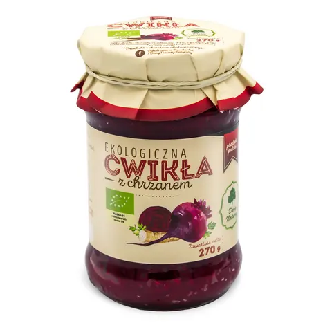 ĆWIKŁA Z CHRZANEM EKO 270 g - DARY NATURY