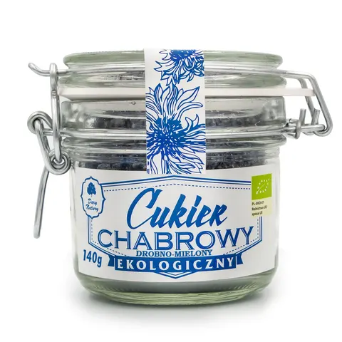 Cukier chabrowy drobno-mielony EKO 140 g